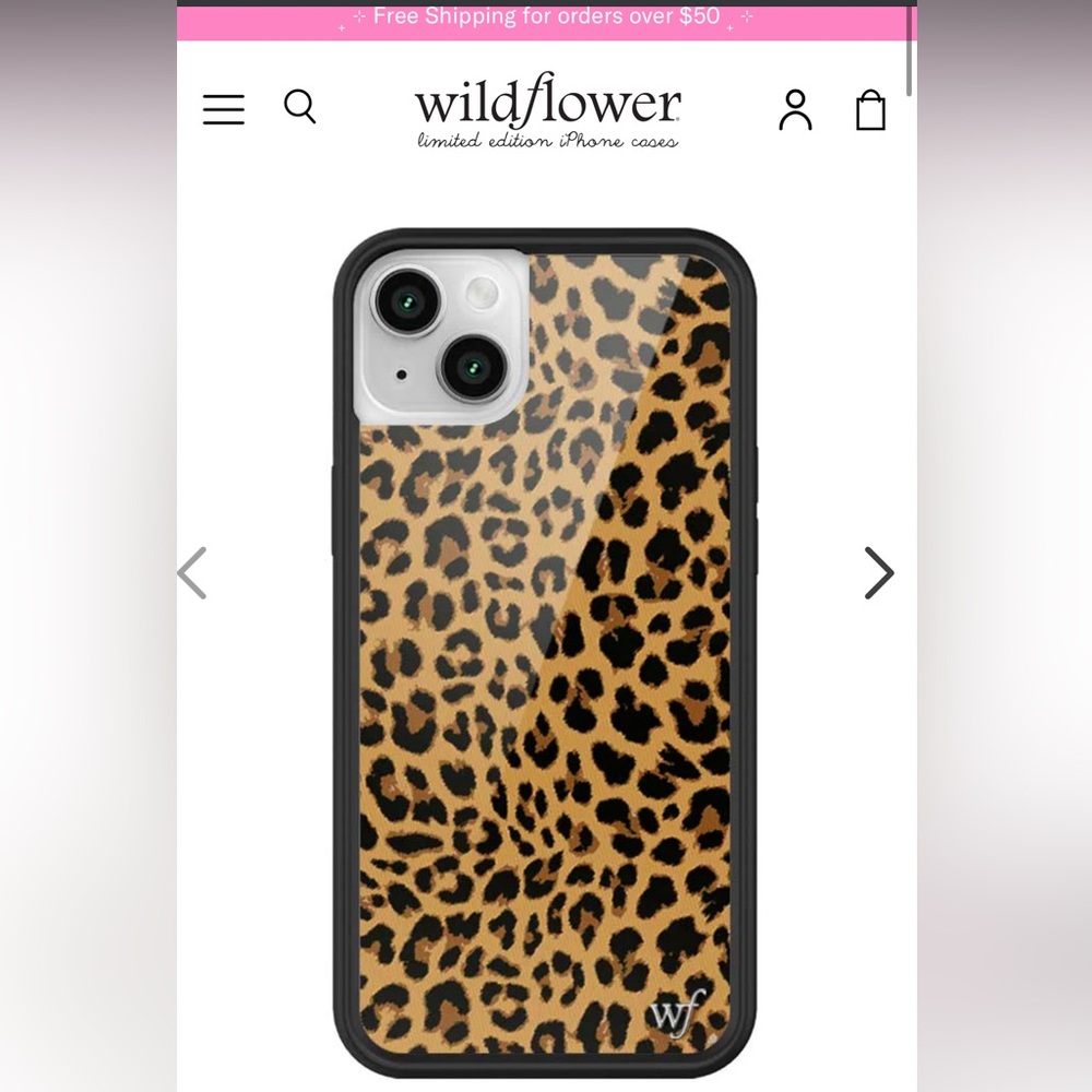 Wildflower meow limited edition phone case